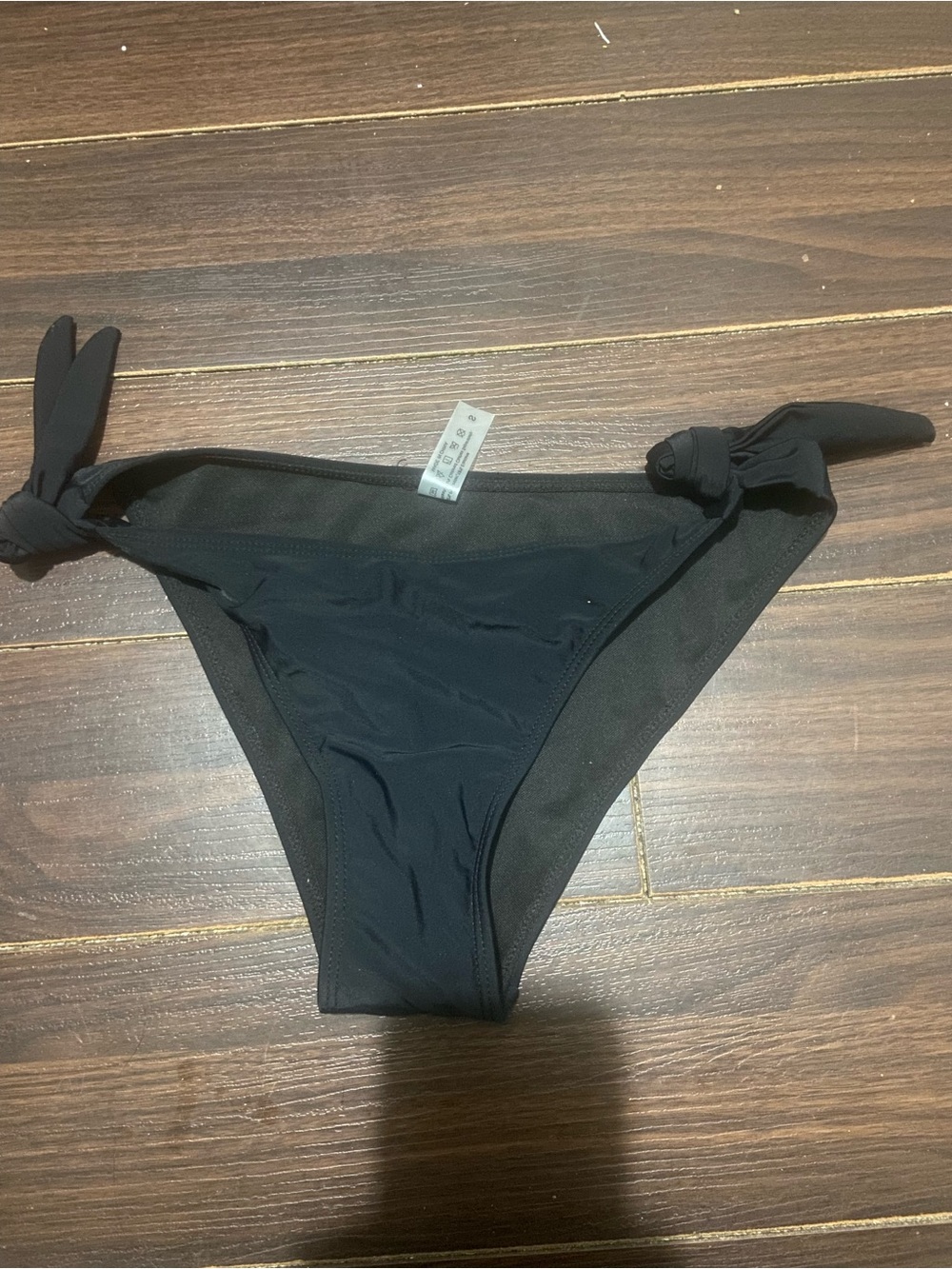 Bikini Swim Bottoms Black Sz: S